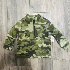 Camouflage Quarter-Zip Pullover